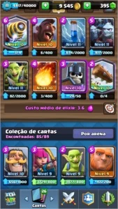 XP 11 * ARENA 12 * TROCA DE NICK + TODAS LENDÁRIAS ! - Clash Royale