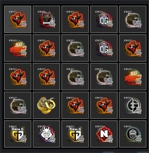 Conta csgo com 3 medalhas + 500 adesivos no inventario - Counter Strike