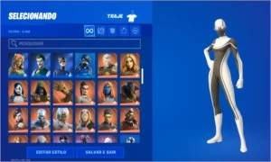 CONTA FORTNITE +170 SKINS COM SALVE O MUNDO