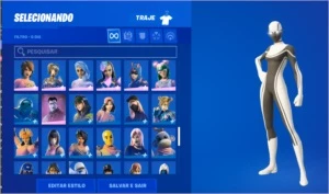 CONTA FORTNITE +170 SKINS COM SALVE O MUNDO