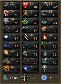 Combat Level 111 free / 99 mage + itens - Runescape RS