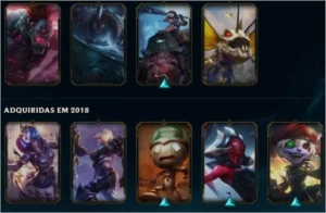 conta platina 1 todos campeões - League of Legends LOL