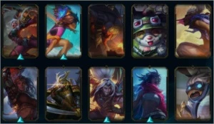 conta platina 1 todos campeões - League of Legends LOL