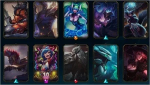 conta platina 1 todos campeões - League of Legends LOL