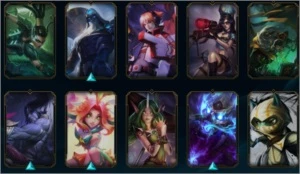 conta platina 1 todos campeões - League of Legends LOL