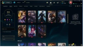Conta Plat 3 Smurf 35 Skins Mono riven - League of Legends LOL