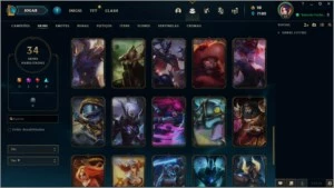 Conta Plat 4 - League of Legends LOL