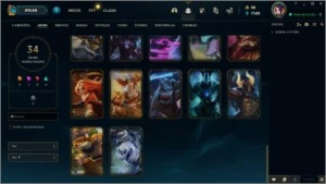 Conta Plat 4 - League of Legends LOL