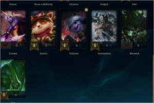 CONTA G2 DESDE 2015 COM SKIN VARUS CONQUISTADOR NO ESPÓLIO - League of Legends LOL