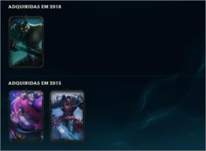 CONTA G2 DESDE 2015 COM SKIN VARUS CONQUISTADOR NO ESPÓLIO - League of Legends LOL