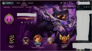 CONTA LEAGUE OF LEGENDS GOLD IV 118 CHAMPIONS LOL