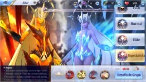 Poseidon + Shiryu Divino Servidor mais atual - Saint Seiya Awakening SSA