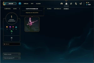 Conta bronze 3 com 54 Champs e 32 Skins - League of Legends LOL