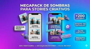 Megapack De Sombras Para Stories Criativos - Others