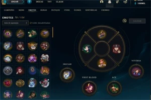 CONTA COM LEONA EDIÇÃO DE PRESTÍGIO, 6K DE RP... - League of Legends LOL