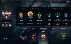 CONTA COM LEONA EDIÇÃO DE PRESTÍGIO, 6K DE RP... - League of Legends LOL