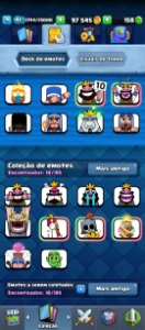 Clash royale arena 19, com várias lv14