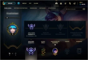CONTA LOL SMURF DIAMANTE 2 69%WINRATE EMAIL NÃO CONFIRMADO - League of Legends