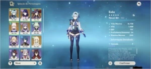 (NA, AR 46) T5: Eula, Baal, Kokomi, Mona e Keqing - Genshin Impact
