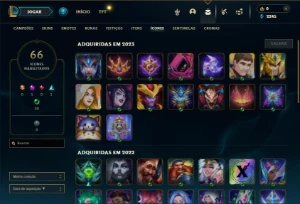 Esmerlada 3 com 35 Champs e 13 Skins ( MAIN ADC ) - League of Legends LOL