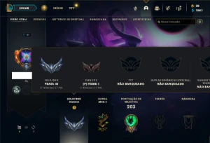 Conta prata 3 com 70 Champs e 40 Skins ( MAIN SUP ) - League of Legends LOL