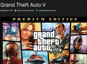 Três jogos da épic triplo A - GTA