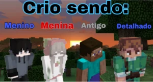 Crio sua skin do minecraft - Serviços Digitais
