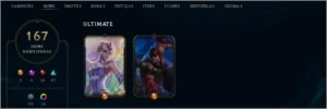 VENDO CONTA LOL 167 SKINS E 98 CAMPEÕES - League of Legends