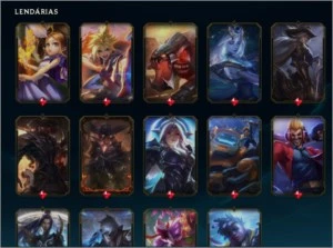 VENDO CONTA LOL 167 SKINS E 98 CAMPEÕES - League of Legends