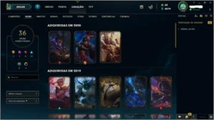 Conta League of Legends Platina 3 LOL