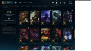 Conta Plat 4 + Skins - League of Legends LOL