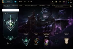 Conta Plat 4 + Skins - League of Legends LOL
