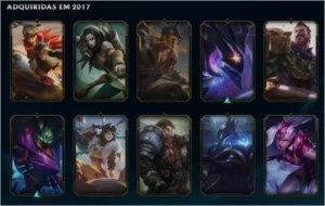 Conta League ex Diamond por conta Deadly sins grand cross - League of Legends LOL