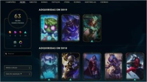 Conta League ex Diamond por conta Deadly sins grand cross - League of Legends LOL