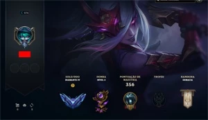 conta D4, 60% WR / com skin prestigio e mmr buffado - League of Legends LOL