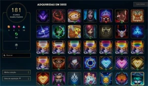 conta D4, 60% WR / com skin prestigio e mmr buffado - League of Legends LOL