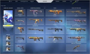 Conta Valorant 2.218 VPS Disponíveis + LoL com skins