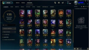 conta de lol gold v com graves vitorioso + outros skins - League of Legends