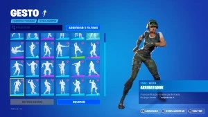 Conta de Fortnite com Travis Scott e Salve o Mundo