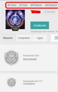 Conta LOL Smurf Unranked Diamond Season 9 147 Skins - League of Legends