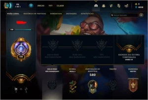 Conta LOL Smurf Unranked Diamond Season 9 147 Skins