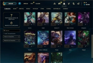 Conta ouro 4 com 23 Champs e 2 Skins + 11 Fragmentos - League of Legends LOL