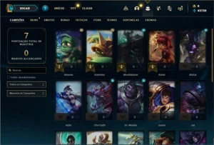 Conta ouro 4 com 23 Champs e 2 Skins + 11 Fragmentos - League of Legends LOL