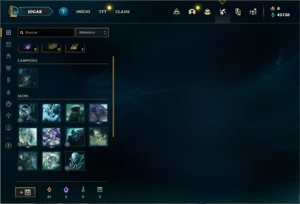 Conta ouro 4 com 23 Champs e 2 Skins + 11 Fragmentos - League of Legends LOL