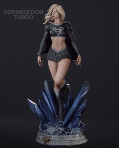 Supergirl 3D - Arquivo .Stl Para Impressão 3D - Others