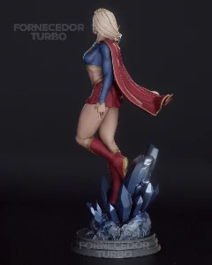 Supergirl 3D - Arquivo .Stl Para Impressão 3D - Others