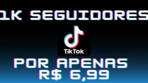 1K Seguidores Tiktok R$ 7 [30 Dias De Garantia] - Redes Sociais