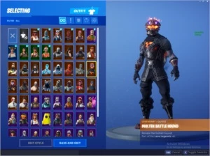 Conta Fortnite com MUITAS SKINS