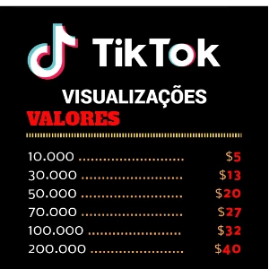 10.000 Visualizações TikTok - Social Media