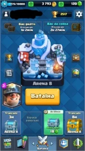 VENDO 3 CONTAS DE CLASH ROYALE E CLASH OF CLANS